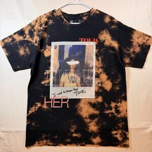 H.E.R. I Used To Know Her Tour Graphic Tie-Dye T Shirt Mens Size Large